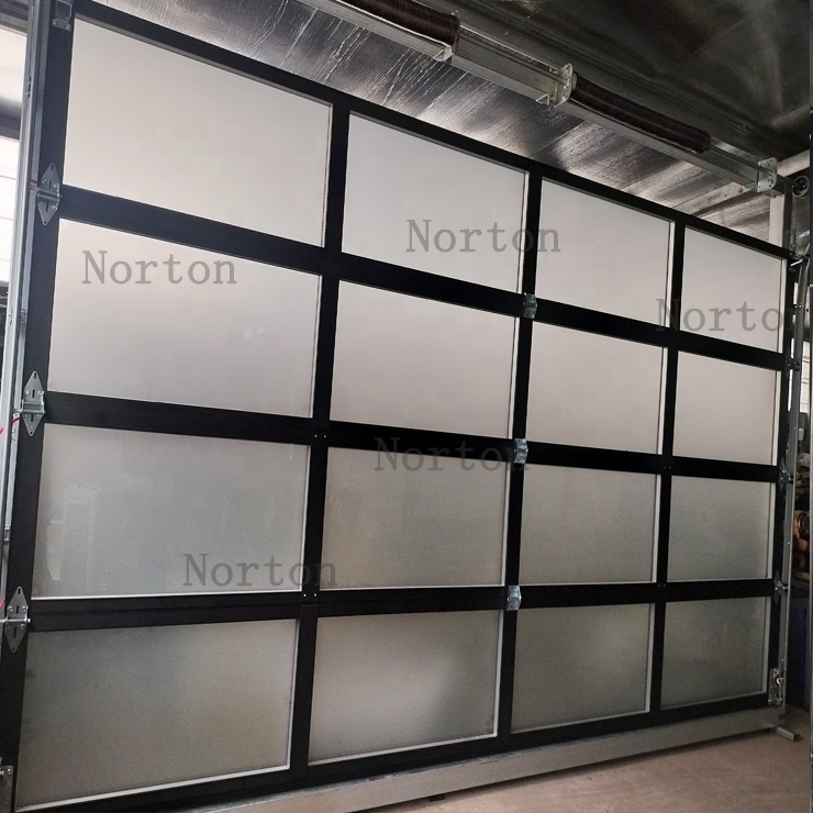 Porte vitrée pleine vue