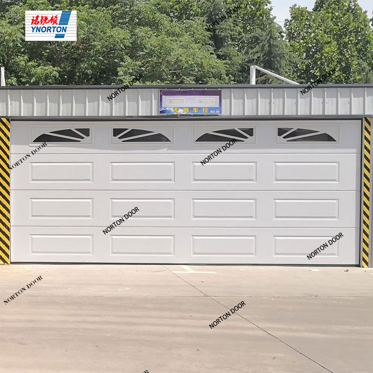 Porte de garage isolé en acier